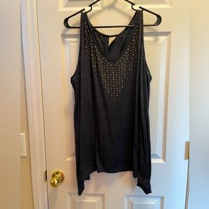 **SOLD** 2X High Low Tank with Studs